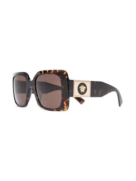 versace oversized square frames